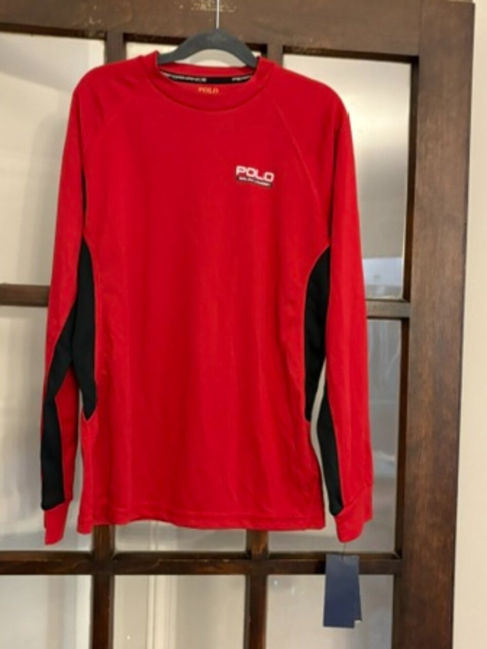 Polo Ralph Lauren Red Performance Tee, Size Medium